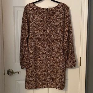 LOFT cheetah print dress